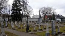 Blick zum Kriegerdenkmal im Sowjetischen Militrfriedhof